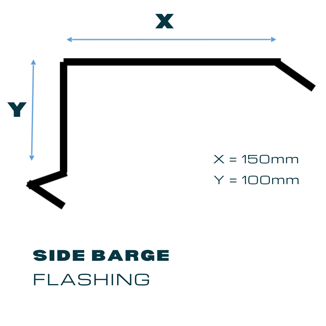 Iron Flash Ridges Iron Flashings / price per meter – TopSteel