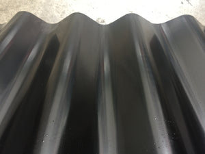Midnight™️ Black (Ebony) Corrugated Iron Sheet 5.4m long x 865mm wide - For all general roofing/cladding/fencing etc