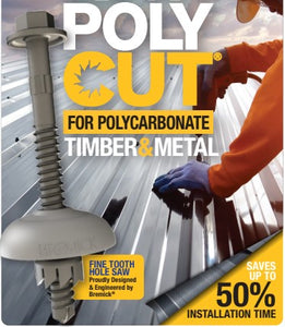 Polycarbonate roofing screws - Multi use  - For drilling into Timber or Metal